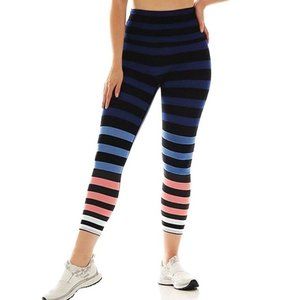 K-DEER Capri in Molly Stripe Size M UPF 50+ Moisture Wicking
